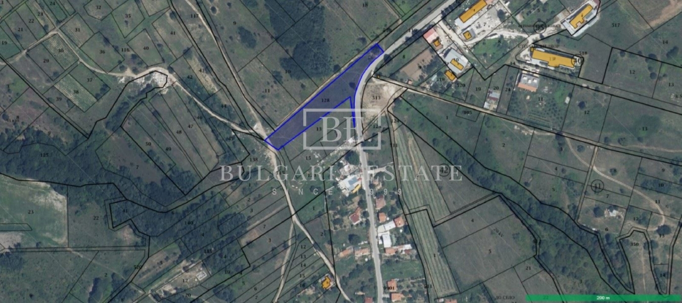 plot with a ready lot - 4500 sq. m. 15 km. from Varna - 0