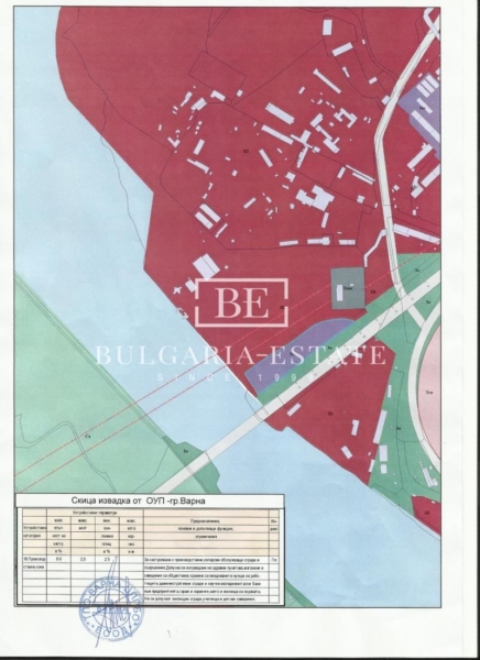 Plot 10226 square meters with PUP, Island Industrial Zone, gr. Varna - 0