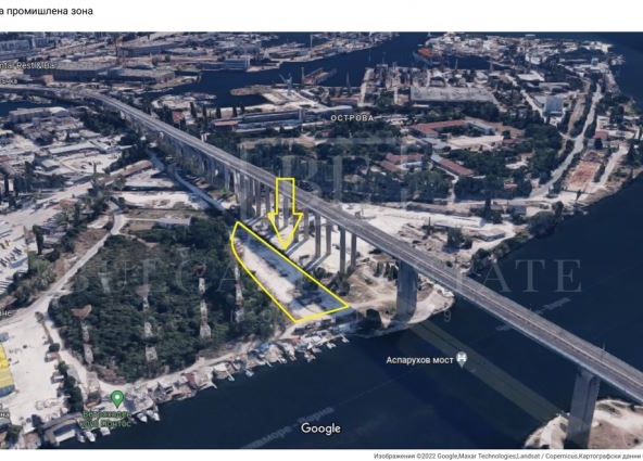 Парцел 10226 квадратни метра с ПУП, Островна Промишлена Зона, гр. Варна - 0