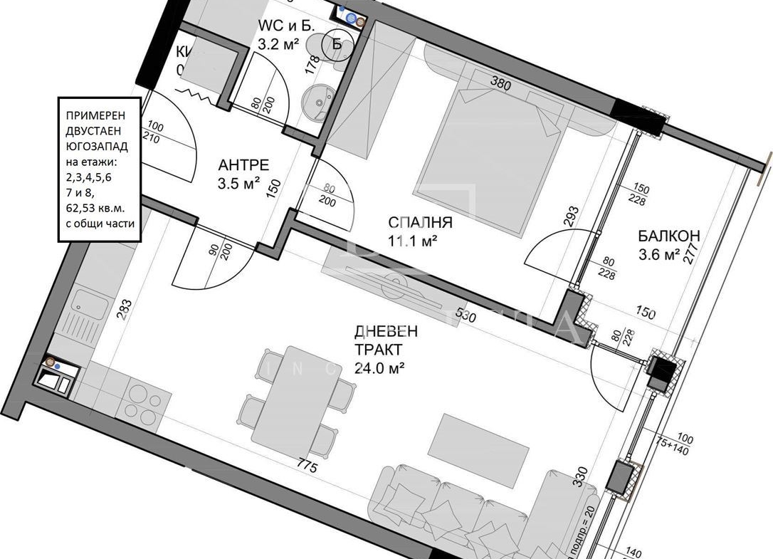 NEW! With building permit! Vacant apartments and parking spaces, gr. Varna, Vladislav Varnenchik 1 - 0