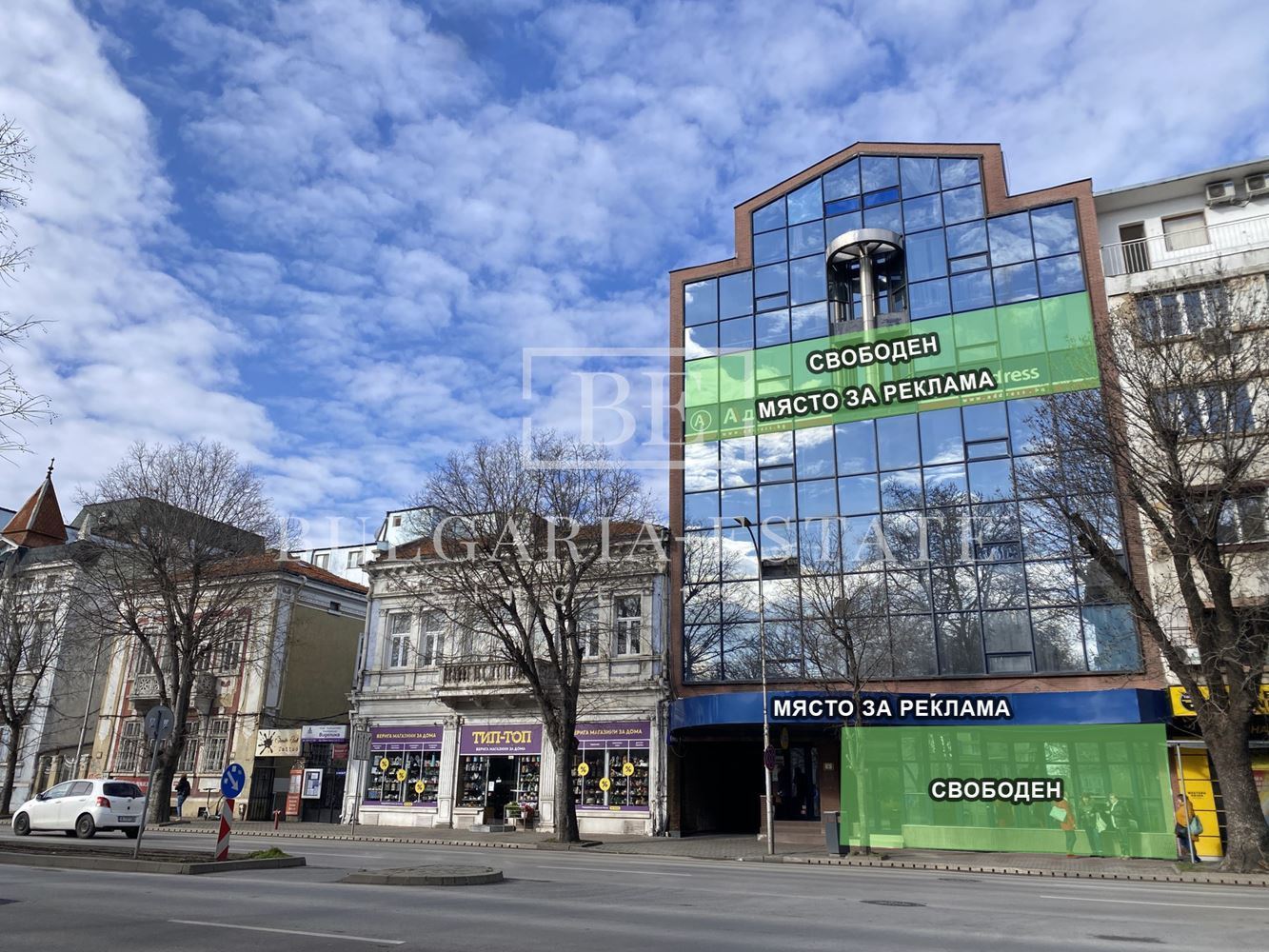 Первый этаж в бизнес-центре, отдельный вход - бул. Мария Луиза 9, в метрах от Кафедрального собора и муниципалитета Варны - 0