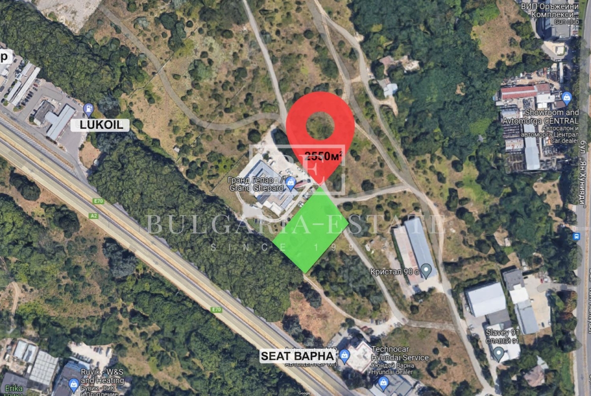 Plot for industrial construction, showroom, warehouses, gr. Varna, Vladislav Varnenchik - 2550 sq.m. - 0