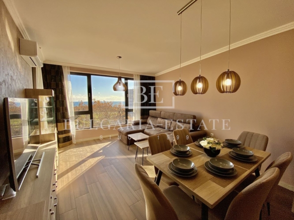 Unique sea panorama! Luxury one-bedroom apartment in Breeze, gr. Varna, covered parking space in the price - 0