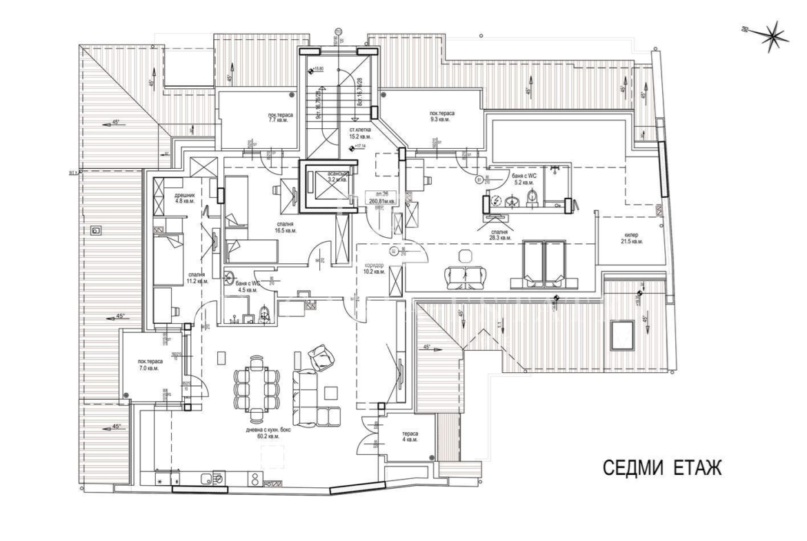 Maisonette in a colorful apartment from the investor - 0