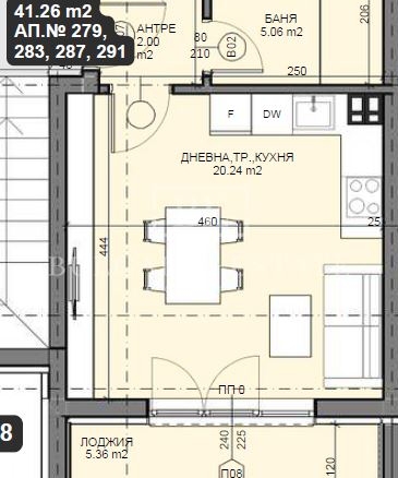 Директно от Строител - 1-стаен Апартамент, Южен, 47 кв. м. - Перфектна Инвестиция - 0