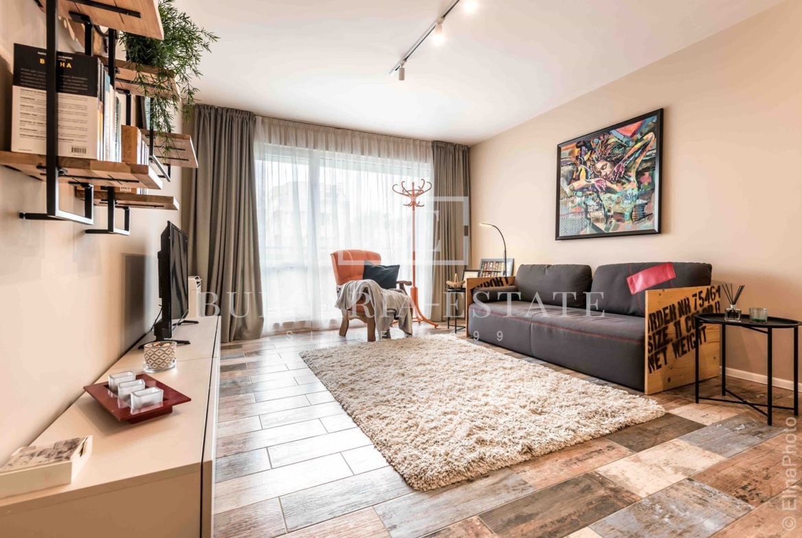 Designer-Wohnung mit einem Schlafzimmer zur Miete in der Stadt von. Varna, Briz, mit Parkplatz - 0