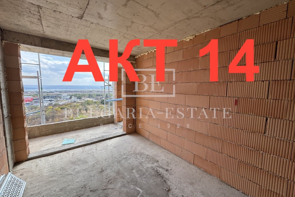 ОФЕРТА БЕЗ АНАЛОГ! АКТ 14 - Южен двустаен апартамент с панорама в модерна сграда – гр. Варна - 0