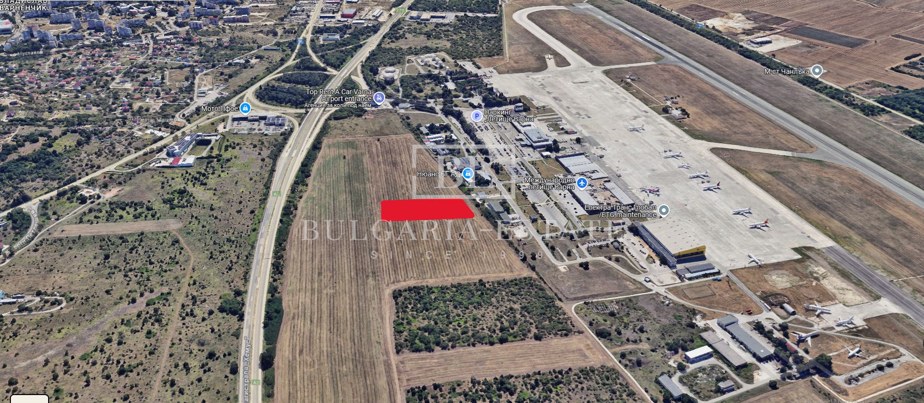 Plot of land for sale near Varna Airport and Hemus Highway - Ideal for production and warehouse needs-0 Plot of land for sale near Varna Airport and Hemus Highway - Ideal for production and warehouse needs - 0