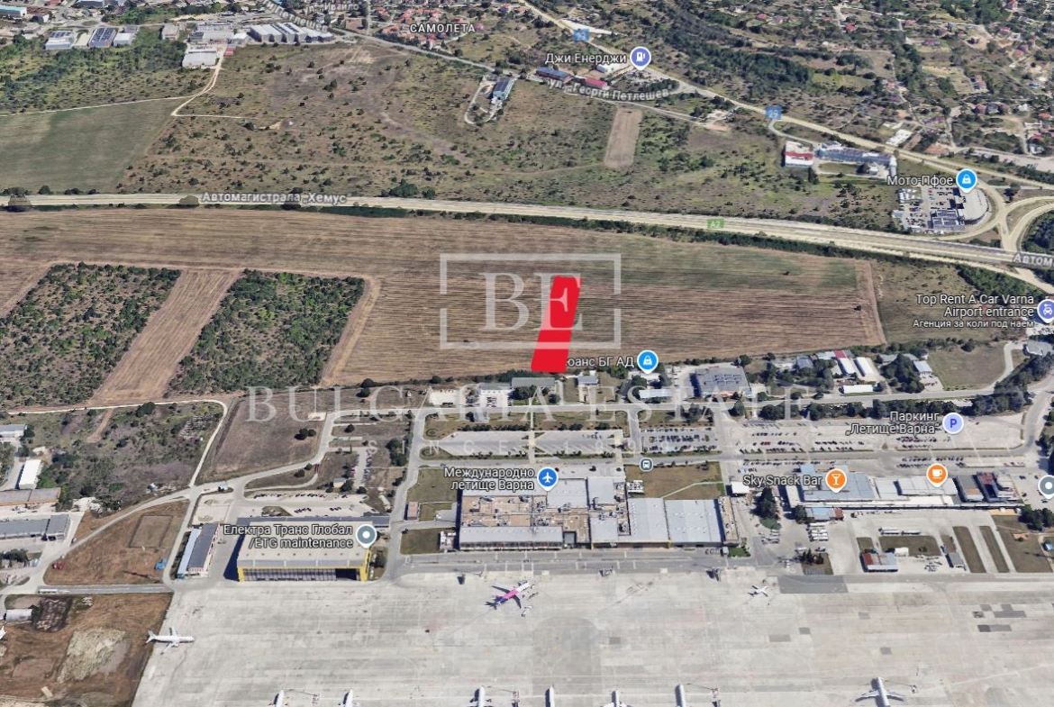 Земельный участок для продажи рядом с аэропортом Варны и шоссе Хемус - Идеально подходит для производственных и складских нужд - 0