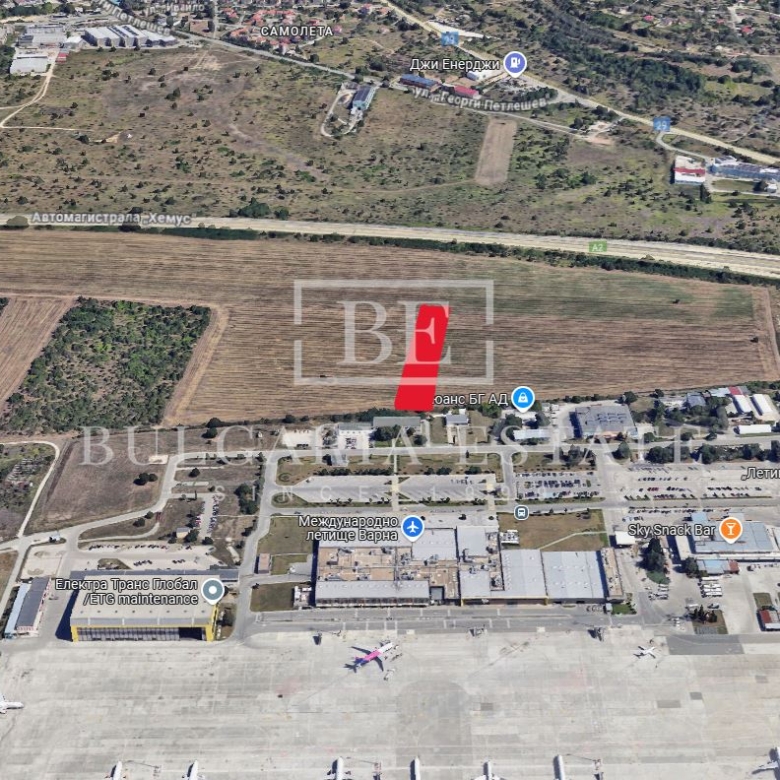 Земельный участок для продажи рядом с аэропортом Варны и шоссе Хемус - Идеально подходит для производственных и складских нужд - 0