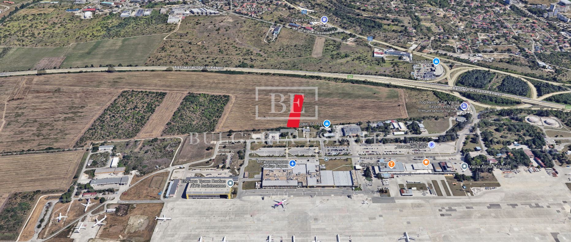 Plot of land for sale near Varna Airport and Hemus Highway - Ideal for production and warehouse needs-0 Plot of land for sale near Varna Airport and Hemus Highway - Ideal for production and warehouse needs - 0