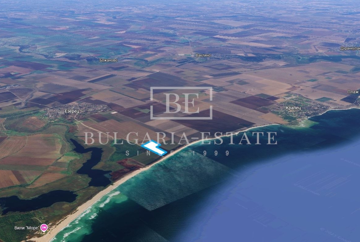 Продается участок площадью 36 455 кв.м вблизи с. Крапец, муниципалитет. Шабла - идеально подходит для солнечного парка - 0