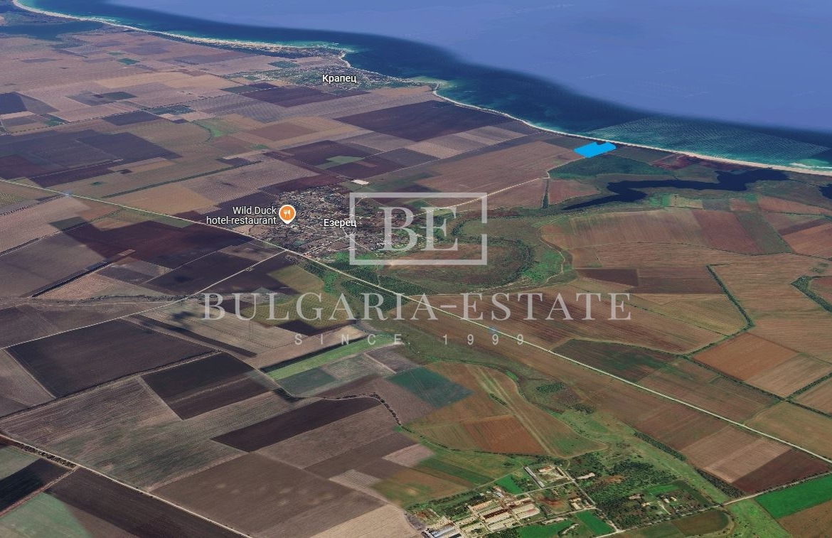 Продается участок площадью 36 455 кв.м вблизи с. Крапец, муниципалитет. Шабла - идеально подходит для солнечного парка - 0