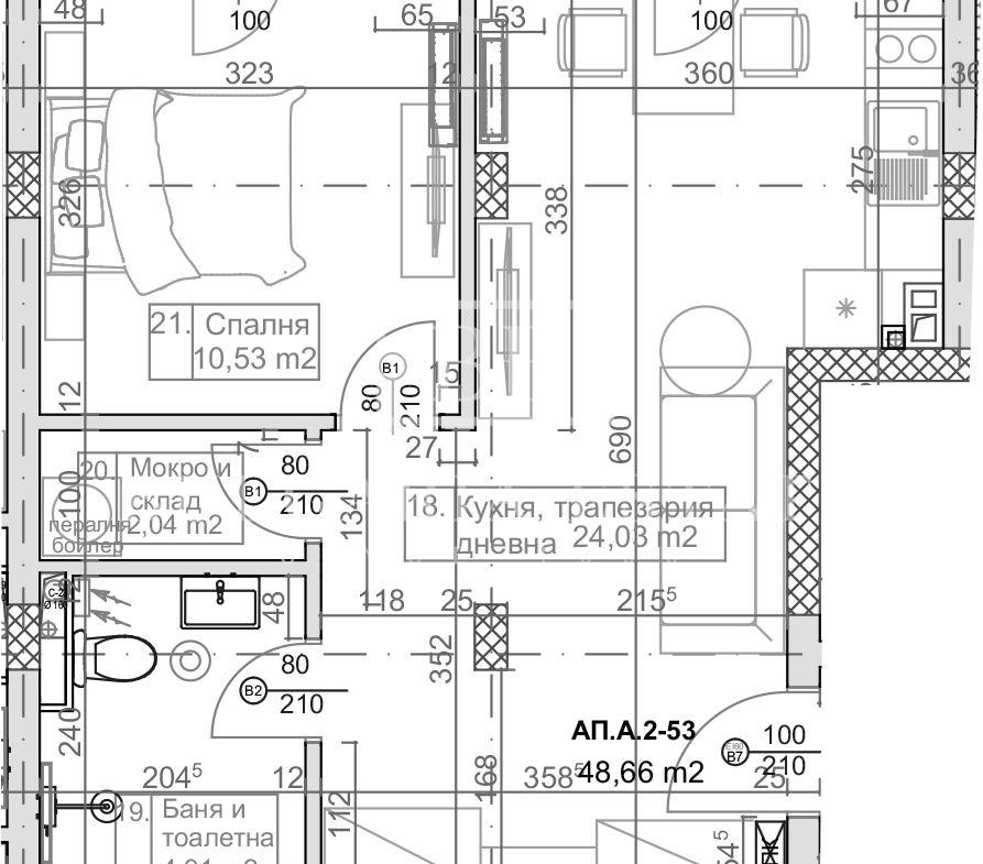 ЛУЧШАЯ ЦЕНА! Двухкомнатная квартира в строящемся доме в Слънчев ден – самая низкая цена в районе! - 0