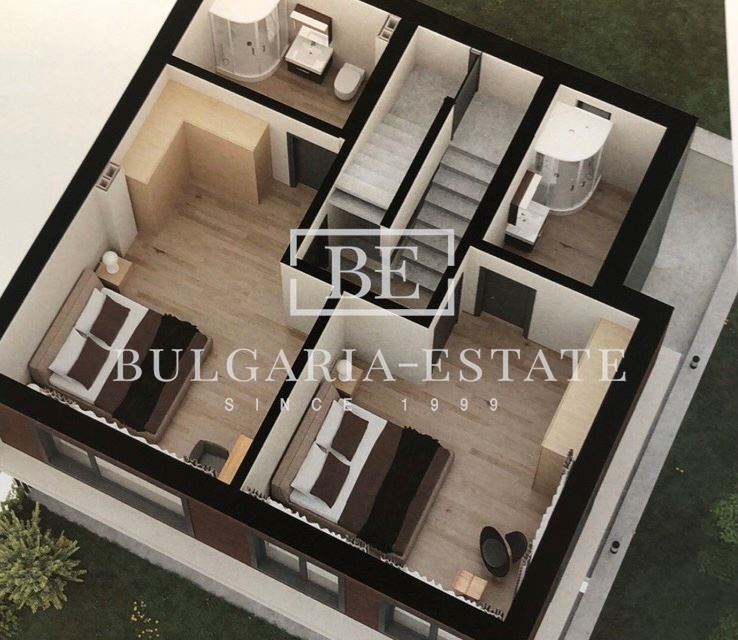 Къща 199 кв.м с 300 кв.м двор и 2 паркоместа – Манастирски рид - 0