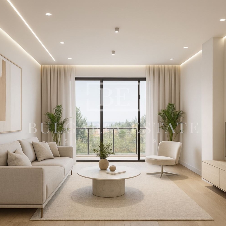 Ексклузивен 2-стаен с морска панорама и проект за 3-стаен в затворен комплекс Bella Vita, Варна - 0