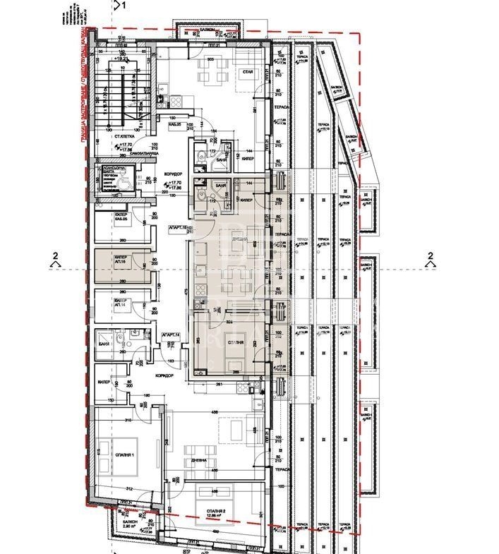 Стильная двухкомнатная в. Левски - кирпич, Акт 14, в шаге от бульвара! - 0