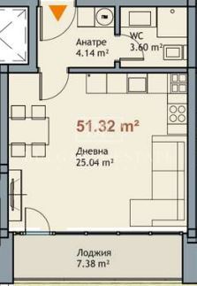 Едностаен апартамент - м-т Ален мак - 0