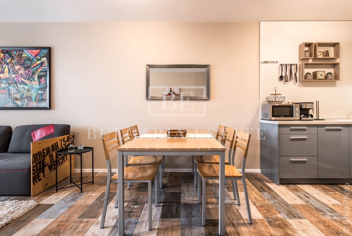 Designer one bedroom apartment for rent in the town of. Varna, Briz, with parking space - 0