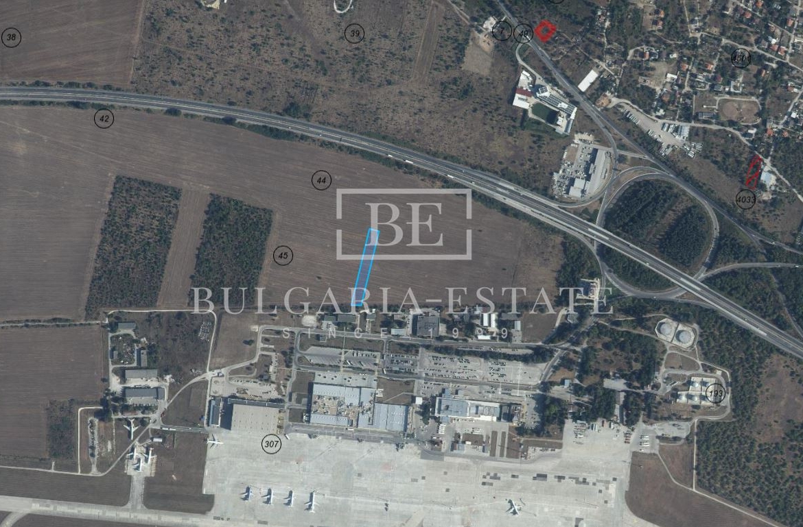 Земельный участок для продажи рядом с аэропортом Варны и шоссе Хемус - Идеально подходит для производственных и складских нужд - 0