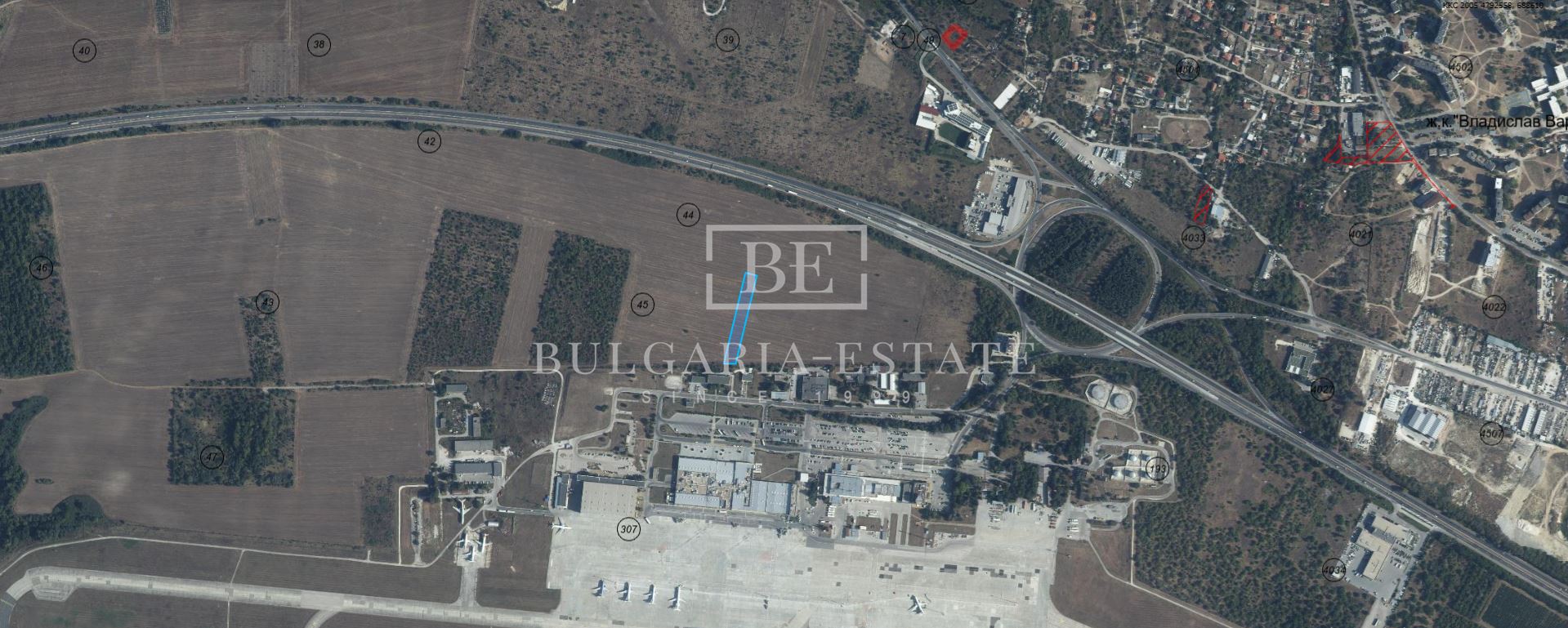 Plot of land for sale near Varna Airport and Hemus Highway - Ideal for production and warehouse needs-0 Plot of land for sale near Varna Airport and Hemus Highway - Ideal for production and warehouse needs - 0