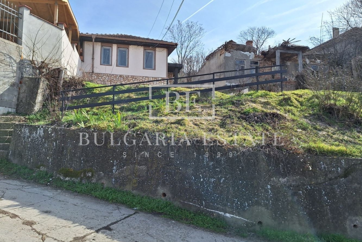 Отремонтированный дом с двором и флигелем в городе. 0