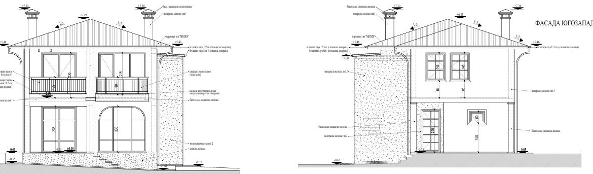 Къща със съвременна архитектура на 15 минути от града - 0