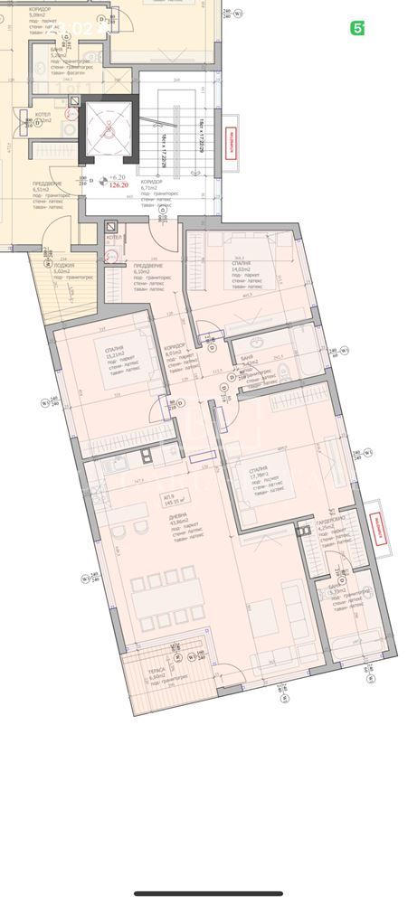 Невероятен 4-стаен апартамент с огромна дневна и три големи спални, Югозапад - 0
