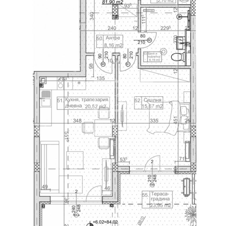 ЛУЧШАЯ ЦЕНА! Двухкомнатная квартира в строящемся доме в Слънчев ден – самая низкая цена в районе! - 0