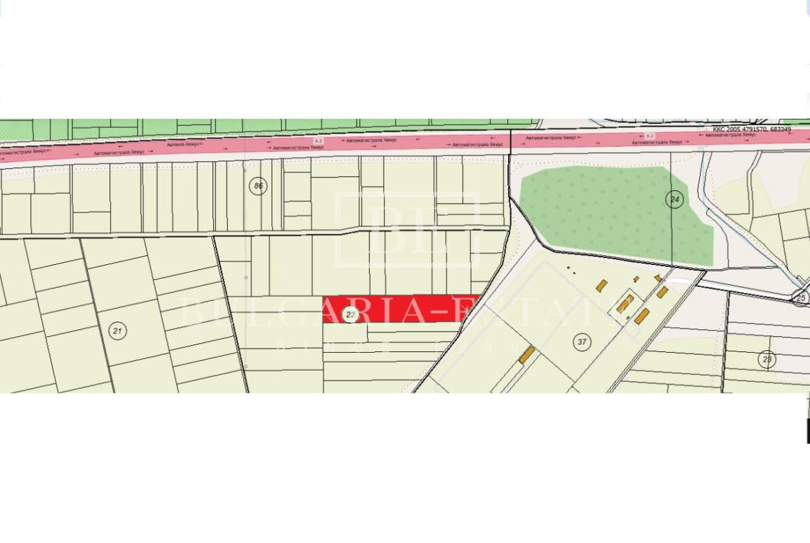 Эксклюзивное предложение от BULGARIA-ESTATE - Участок 18 акров на продажу рядом с аэропортом Варны - 0