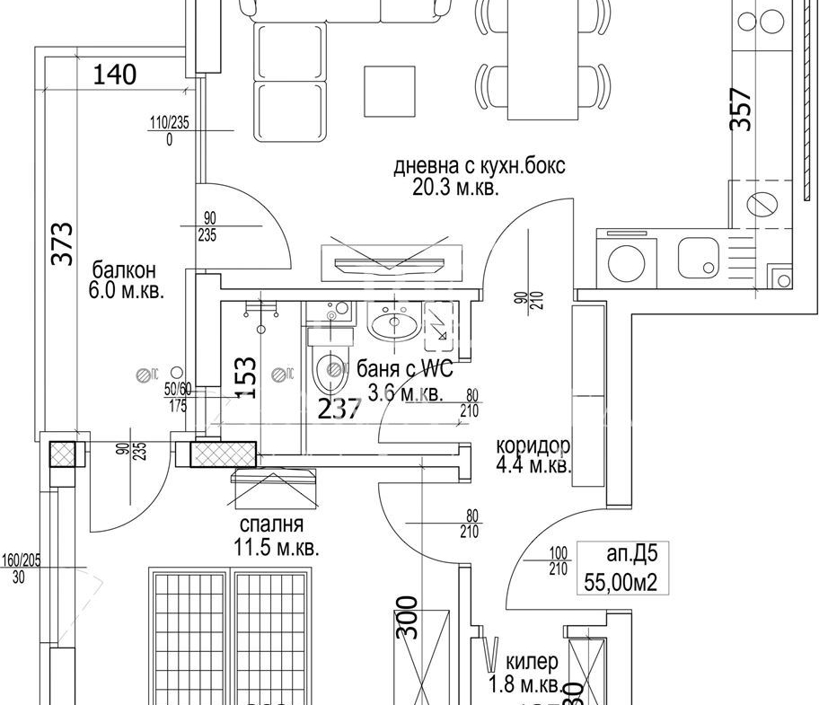 🟩 Двустаен апартамент в Кайсиева градина – директно от строителя, без комисионна! - 0