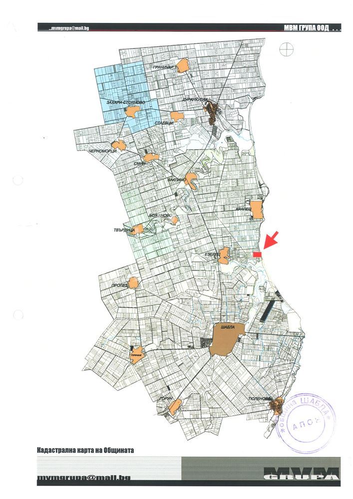 Продава се ЕКСКЛУЗИВНО парцел 36 455 кв.м с проект за модерен хотелски комплекс в близост до с. Крапец, общ. Шабла - 0