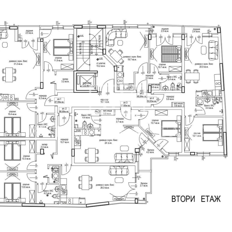 Wohnung mit zwei Schlafzimmern im FLORAL QUARTER VON INVESTOR - 0