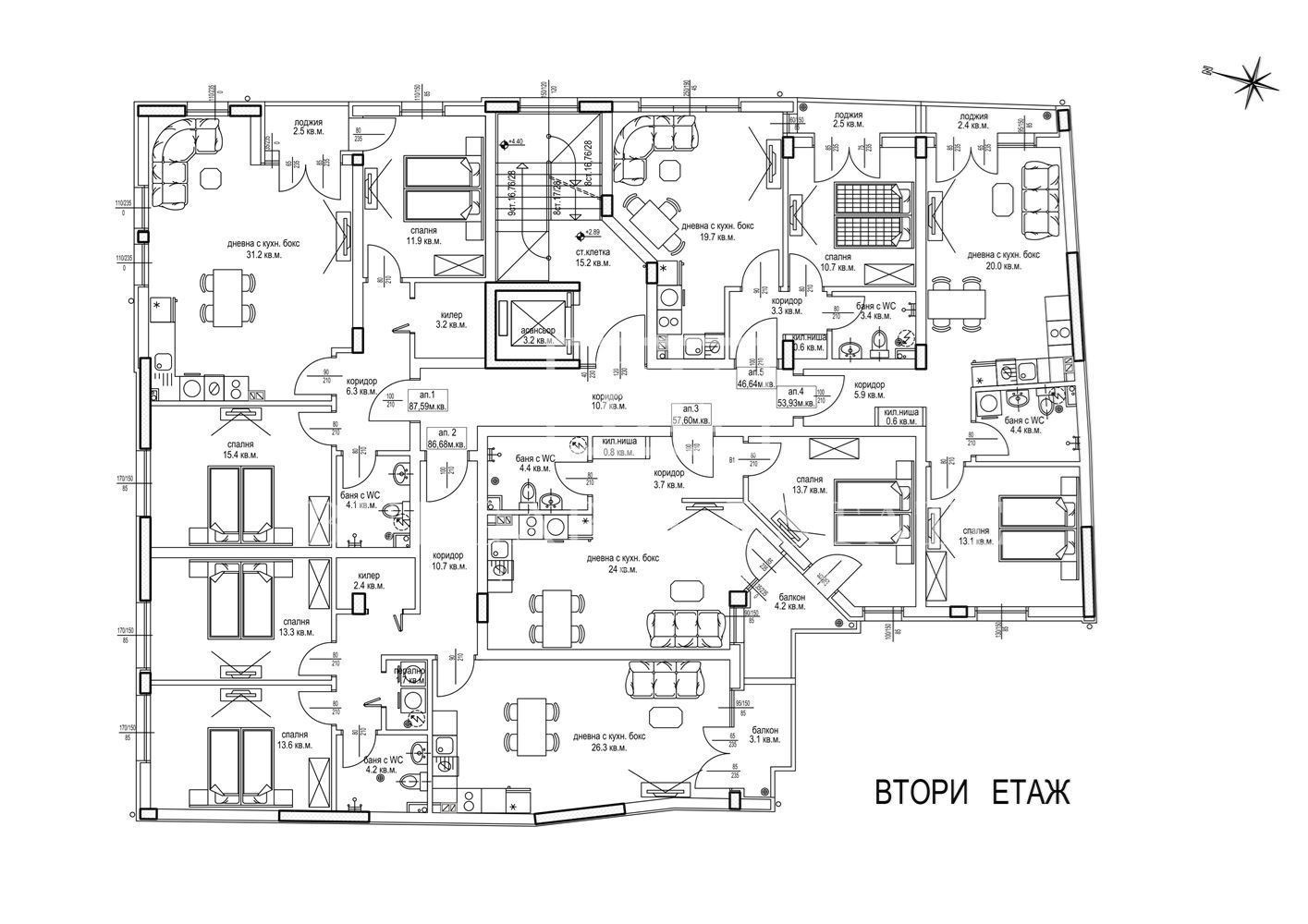 Wohnung mit zwei Schlafzimmern im FLORAL QUARTER VON INVESTOR - 0