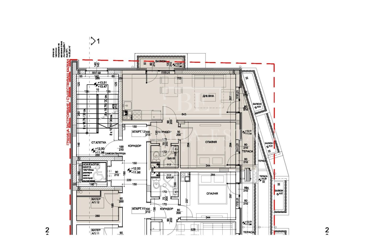 One-bedroom apartment in. Levski - building with Act 14, brick construction - 0