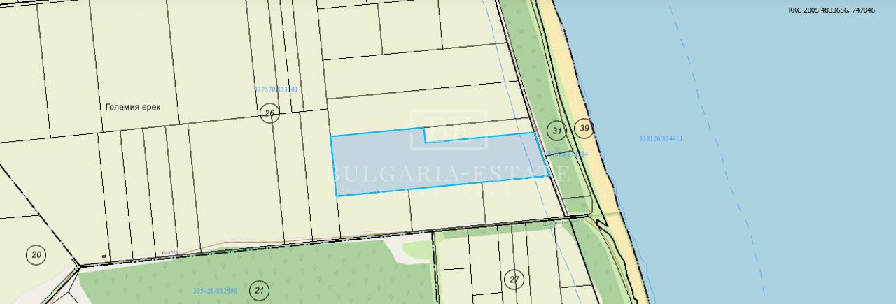 Продается участок площадью 36 455 кв.м вблизи с. Крапец, муниципалитет. Шабла - идеально подходит для солнечного парка-0 Продается участок площадью 36 455 кв.м вблизи с. Крапец, муниципалитет. Шабла - идеально подходит для солнечного парка - 0