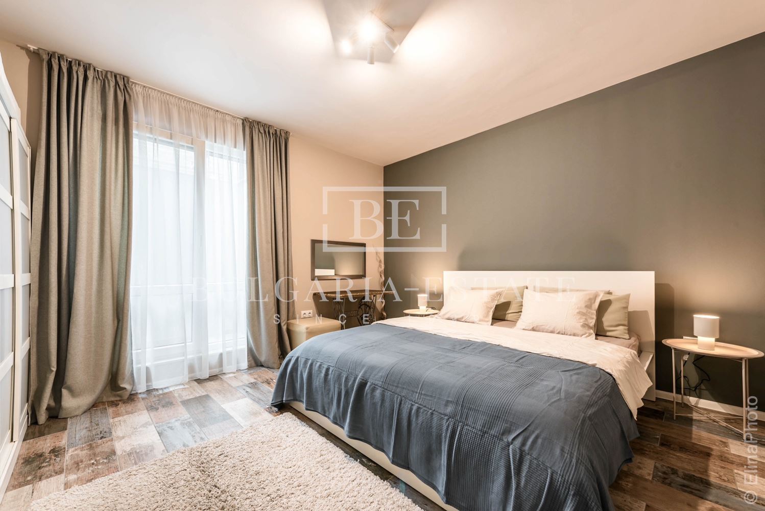 Designer one bedroom apartment for rent in the town of. Varna, Briz, with parking space - 0