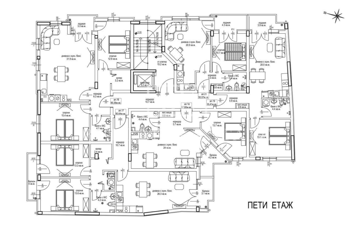 Wohnung mit zwei Schlafzimmern im FLORAL QUARTER VON INVESTOR - 0