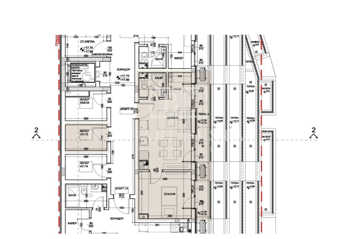 Стильная двухкомнатная в. Левски - кирпич, Акт 14, в шаге от бульвара! - 0