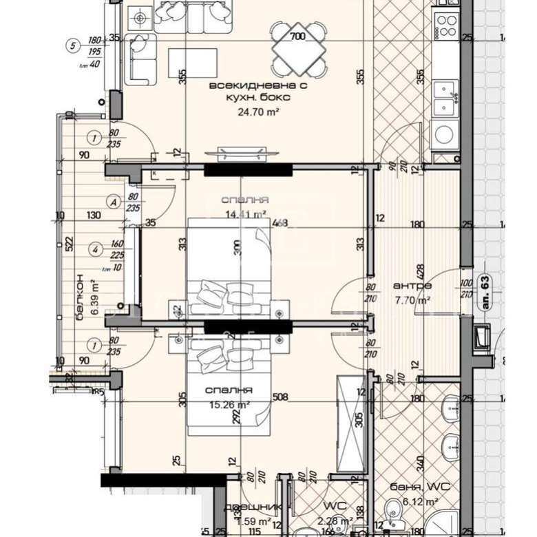 Two bedroom apartment - 0