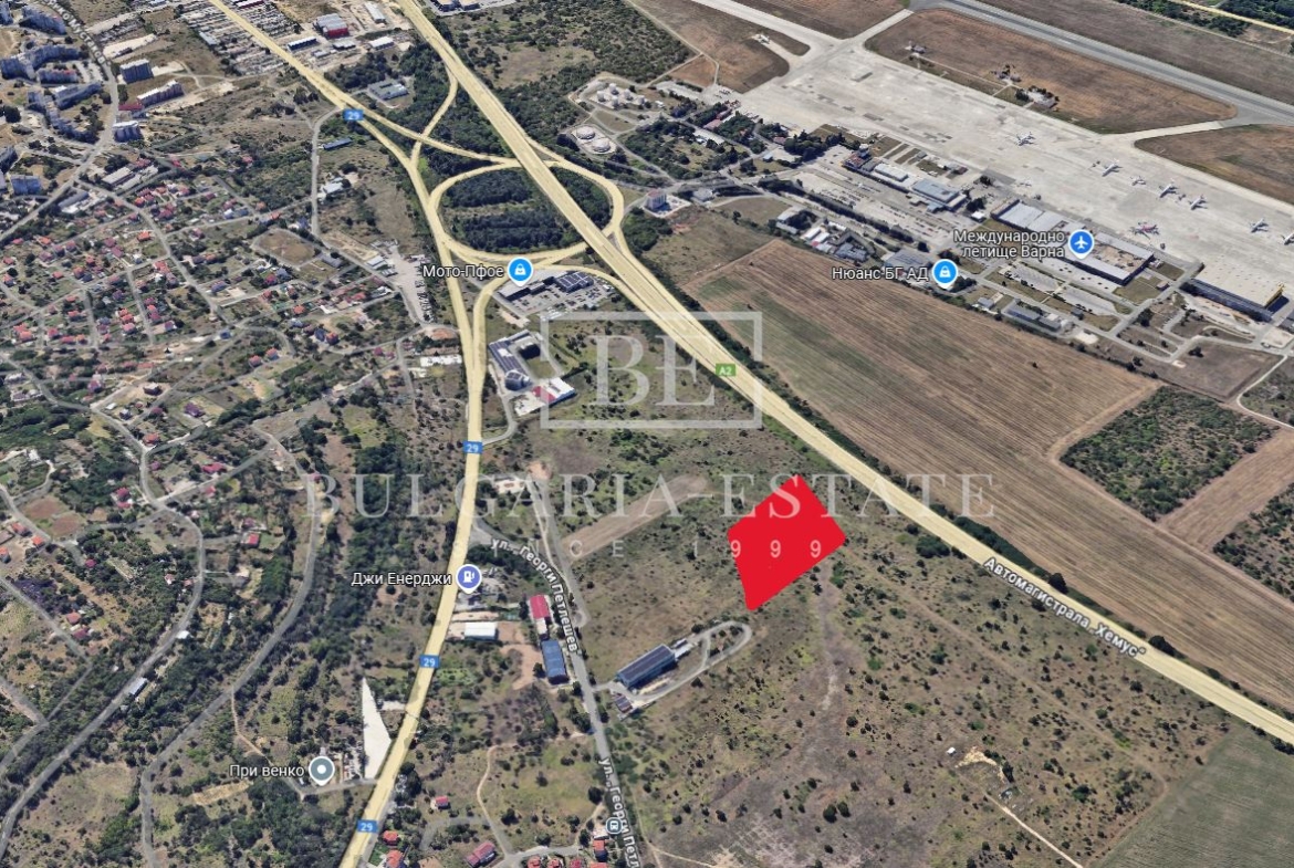 Grundstück in der Nähe des Flughafens Varna und der Hemus-Autobahn zu verkaufen - Ideal für Produktions- und Lagerbedarf - 0