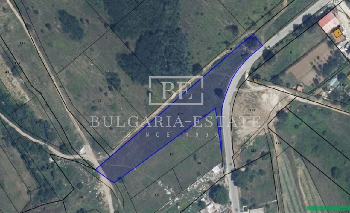 plot with a ready lot - 4500 sq. m. 15 km. from Varna - 0