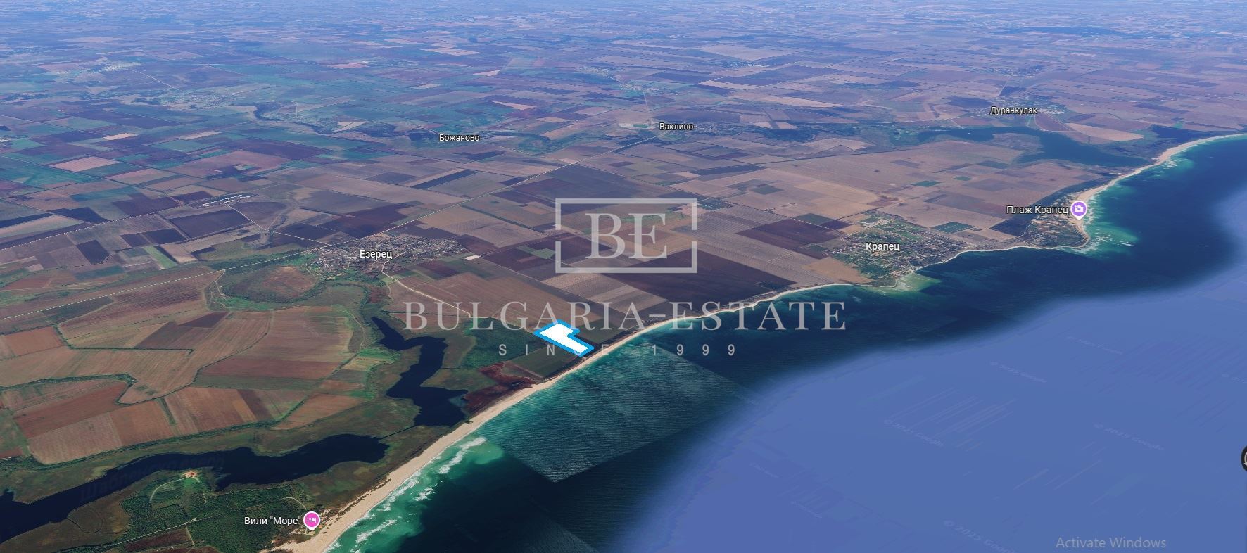 Продава се ЕКСКЛУЗИВНО парцел 36 455 кв.м с проект за модерен хотелски комплекс в близост до с. Крапец, общ. Шабла - 0