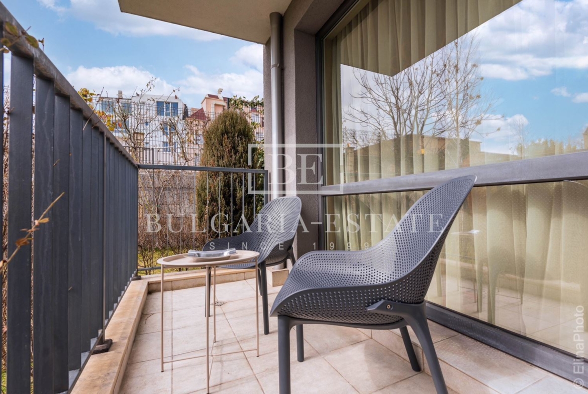 Designer one bedroom apartment for rent in the town of. Varna, Briz, with parking space - 0