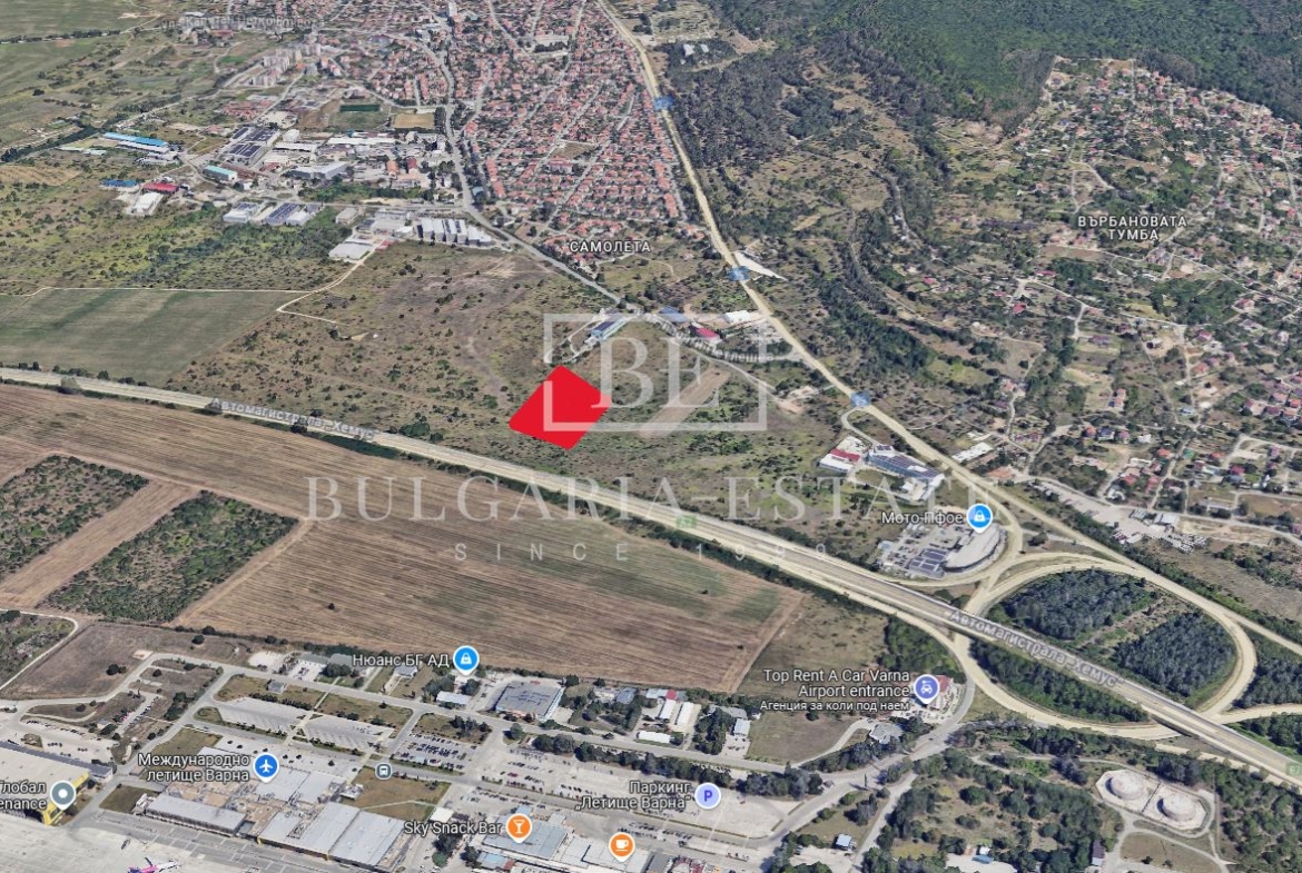 Grundstück in der Nähe des Flughafens Varna und der Hemus-Autobahn zu verkaufen - Ideal für Produktions- und Lagerbedarf - 0