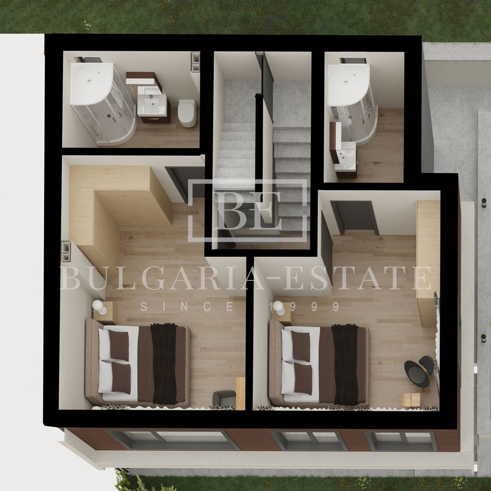 Къща 199 кв.м с 300 кв.м двор и 2 паркоместа – Манастирски рид-0 Къща 199 кв.м с 300 кв.м двор и 2 паркоместа – Манастирски рид - 0