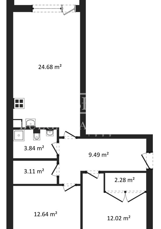 NO COMMISSION! Two-bedroom apartment with unobstructed panorama in a gated complex. Galata - 0
