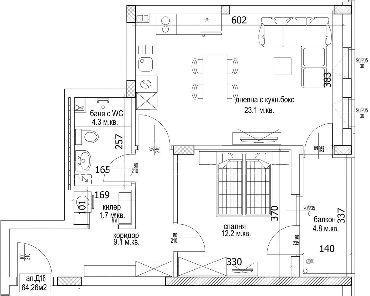 🟩 Двустаен апартамент в Кайсиева градина – директно от строителя, без комисионна!-0 🟩 Двустаен апартамент в Кайсиева градина – директно от строителя, без комисионна! - 0