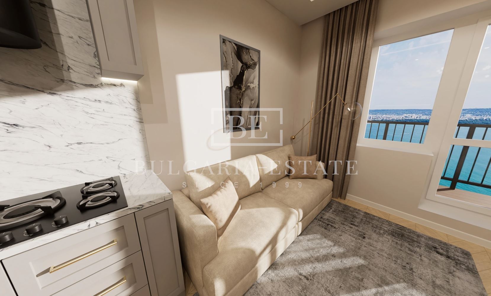 Direct from Builder - 1-bedroom Apartment, South, 47 sq. m. - Perfect Investment - 0