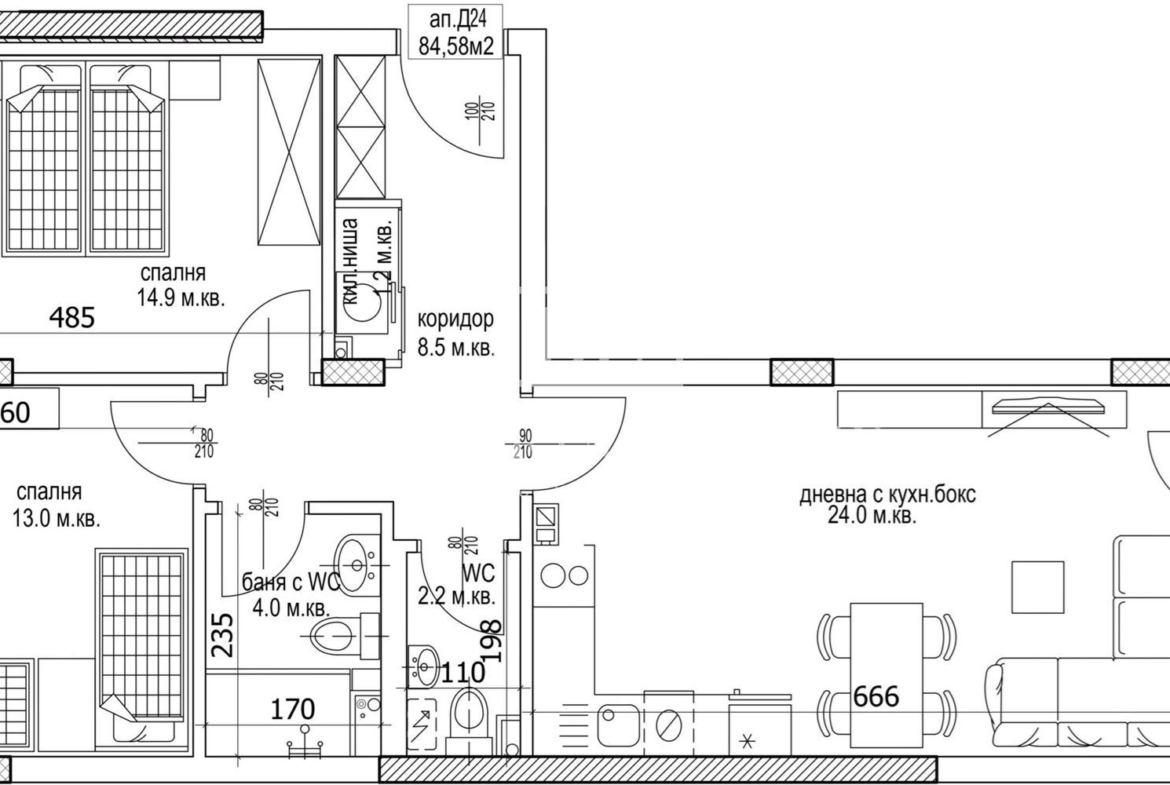 Тристаен апартамент в нова сграда – без комисионна, директно от строителя! - 0